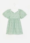 PoP Candy Puff Sleeves Dress - Green