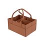 Baby Foldable Diaper Caddy Storage Holder Carrier Bag - Khaki