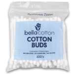Cotton Buds 100 Pack In Zipper Made With 100% Pure Cotton