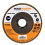 Bulk Pack 5 X Rockworth P40 Zirconia Oxide Flap Disc - 115MM