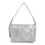 Silver Animal Print Tote Bag