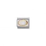 Composable Classic Link In Gold With White Mother Of Pearl