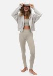 Seamless Sports Leggings In Drymove - Beige