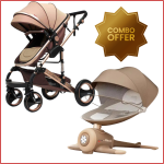Belecoo 2 In 1 Stroller + Swing Combo