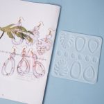 Ghost White Silicone Mould Making Earring Pendant 120X130X4MM