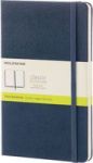 Moleskine Sapphire Blue Large Plain Notebook Hard Paperback