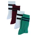 Mens Sports Socks - Pack Of 4 - Assorted Colours - Factory Plaza