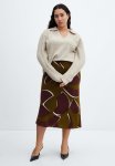 Plus Skirt Madie - Dark Red