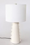 Off-white Lamp Base With Shade Finial & Harp 60X30CM
