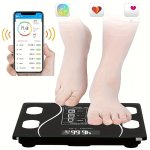 Smart Weight Scale Smart Digital Weighing Machine With Body Fat Bmi Measurement Body Composition Analyzer For Home Bathroom Bedr