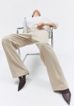Wide Trousers - Beige