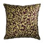 Goldair Gold Leopard Velvet Scatter Cushion