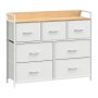 Bedroom Storage Chest Of Drawers White/oak