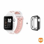 Apple Killer Deals 44MM Watch Silicone Strap White + R.gold s-m + Tpu Case Combo - Best Bargains Online