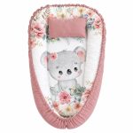 Koala Dusty Pink Love Sleeping Baby Nest Pod Newborn Lounger