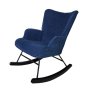 Alysah Rocking Chair Navy Blue