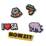 I Love Sa Mix 5 Pack Jibbitz - Multi Osfa