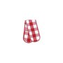Linen House Revana Check Red Double Oven Glove