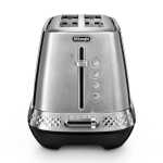 De'Longhi Delonghi Metal Finish Diadema Long Slot 4 Slice Toaster - CTV3003.M