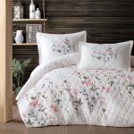 Smartware Quilt Set Full queen Size 96"X90" White - Super Soft Lightweight Microfiber Bedspreads All Seasons Suitable Coverlet F