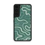 Custom Printed Tpu Cases - Samsung Galaxy S22 5G & 39 Green Wavy& 39 By