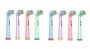 Oral-b Compatible Colourful Toothbrush Heads For Kids - 8 Pack