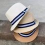 Men's Panama Striped Straw Hat Sun Hat For Adult Ideal Choice For Gifts