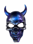 Blue Devil Skull Mask