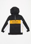 Big Boys Colour Block Cagoule - Black & Yellow