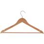 Spaceo Wooden Coat Hanger 20 Pack Natural