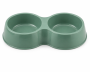 Double Pet Feeding Bowl - Non-slip Food & Water Dish For Cats And Small Dog