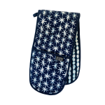 Indigo Pebble & Star Oven Glove