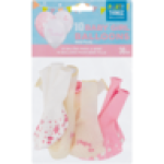 Baby Girl Balloons 10-PACK Design May Vary