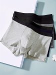 Men's Four Cornered Underwear Men's Loose Bottoms Men's Breathable And Antibacterial Student Boxer Shorts Large Cotton Shorts An