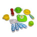 Toy Kitchen Set Green pink - Factory Plaza