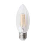 Candle LED Warm White Dimmable Filament Candle Bulb E27