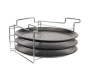 3 Pieces Of Non-stick Round Pizza Pan Tray With Rack