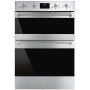 Smeg DOSF6300X 60CM Classic Aesthetic Built-in Double Oven Stainless Steel