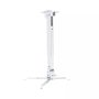 Universal Extending Ceiling Projector Mount Bracket - White
