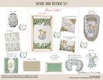 Cot Duvet Bedding Safari And Friends Set