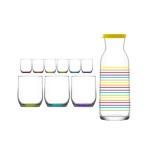 7 Piece Rainbow Water Set SGN2345