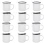 Home Camping Enamel Mug Set Of 12 Value Pack