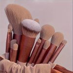 13PCS Makeup Brushes Soft Fluffy Professional Foundation Blush Powder Eyeshadow Kabuki Blending Makeup Brush Beauty Tools Valent