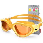 Zionor Kids Swim Goggles G1MINI Se No Leak Anti-fog Goggles For Kids 6-14 Soft Silicone Comfort Fit Easy Adjust Strap