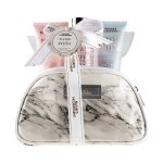 Natures Nourishment Bath Set In Toiletry Bag Pepper Peony 3PCS