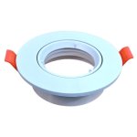 Plastic Fitting For Downlight White 9CM