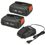 Gardena 2 X 2.5AH Batteries & Charger Starter Set 18V P4A