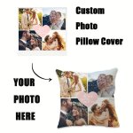 1PC Customized Pillow Cover Home Decoration Valentine's Day Christmas Thanksgiving New Year Pattern Family Gift Wedding Annivers
