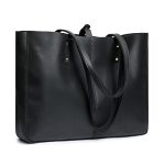 S-zone Genuine Leather Shoulder Tote Bag For Women Large Handbag Work Purse