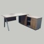 Gof Furniture - Nuturi Office Desk Dark Brown